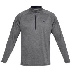 Bluza męska Under Armour Tech 2.0 1/2 Zip LS. Szare bluzy nierozpinane męskie Under Armour, m, bez wzorów, bez ramiączek, bez kaptura. Za 179.99 zł.