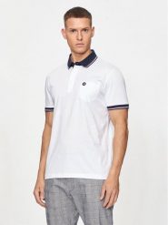 Pierre Cardin Polo C5 21284.2034 Biały Regular Fit. Białe koszulki polo męskie Pierre Cardin, m, bez wzorów, z bawełny, bez kołnierzyka, bez ramiączek. Za 349.99 zł.