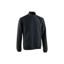 Bluza ENERGY do fitnessu. Czarne bluzy nierozpinane męskie DOMYOS, ze skóry. Za 59.99 zł.