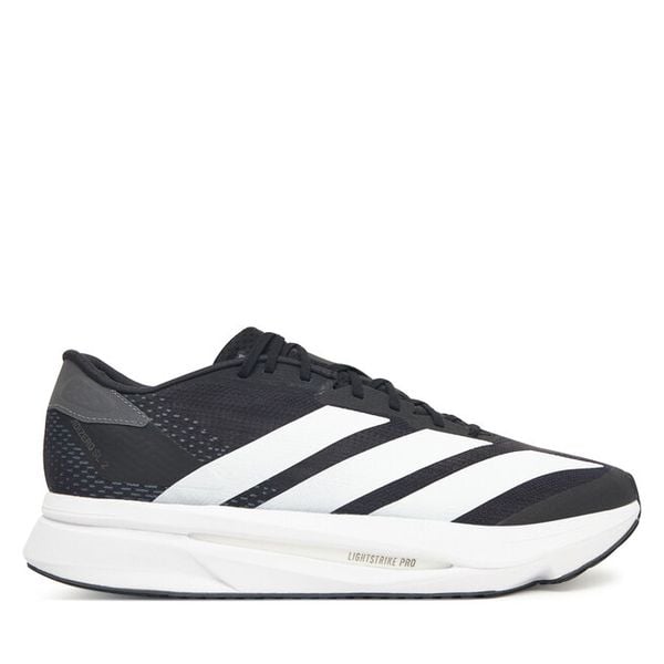 Buty do biegania adidas. Czarne buty do biegania męskie ADIDAS, bez wzorów, bez zapięcia, do biegania. Za 479.99 zł.