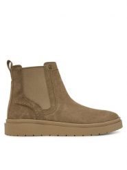 Clarks Sztyblety Polden Easy 26183407 Beżowy. Brązowe sztyblety męskie Clarks, ze skóry, bez obcasa, bez zapięcia. Za 399.99 zł.