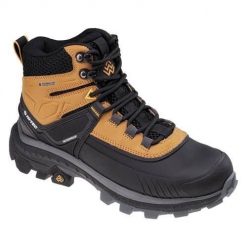 Buty trekkingowe męskie Hi-Tec 34935373171. Czarne buty trekkingowe męskie Hi-tec, bez wzorów, z gumy, za kostkę, bez zapięcia. W wyprzedaży za 339.00 zł.