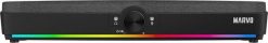 Soundbar Marvo Marvo Soundbar SG-286, 2.0, 10W, czarny, regulacja głośności, podświetlenie RGB, USB/Bluetooth, 60Hz-20kHz. Soundbary Marvo. Za 97.13 zł.