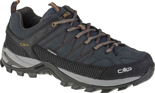 Buty trekkingowe męskie CMP Rigel Low Trekking Shoe Wp Antracite/Arabica r. 47 (3Q13247-68UH). Buty trekkingowe męskie CMP, bez wzorów, bez obcasa, bez zapięcia. Za 360.50 zł.