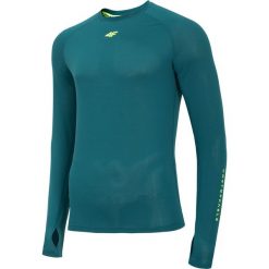 Longsleeve do biegania męski TSMLF200 - morska zieleń. Bielizna termoaktywna męska marki 4f. Za 119.99 zł.