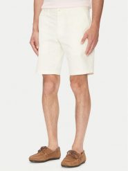 Tommy Hilfiger Szorty materiałowe Brooklyn MW0MW23563 Écru Regular Fit. Szorty męskie Tommy Hilfiger, bez wzorów, z bawełny. Za 239.99 zł.