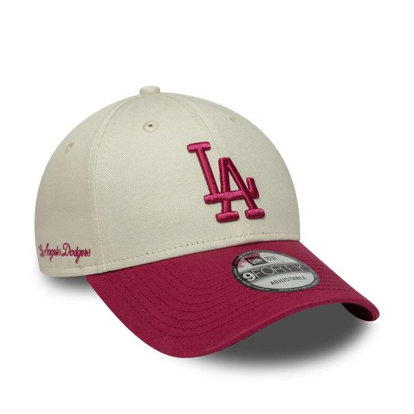 Czapki New Era Model La Dodgers Mlb Side Script 9forty Kolor Beżowy. Brązowe czapki męskie New Era, bez wzorów, z tkaniny, sportowe. Za 128.00 zł.