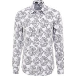 McQ Alexander McQueen SHIELDS Koszula optic white. Białe koszule męskie McQ Alexander McQueen, z bawełny. Za 819.00 zł.