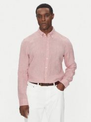 Michael Kors Koszula CS4400H4YT Różowy Relaxed Fit. Czerwone koszule męskie Michael Kors, m, bez wzorów, ze lnu, bez kołnierzyka, bez ramiączek. Za 379.99 zł.