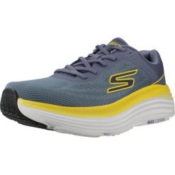 Buty SKECHERS MAX CUSHIONING ENDEAVOUR Niebieski. Niebieskie buty do biegania męskie Skechers, bez wzorów, z syntetyku, bez zapięcia, do biegania, skechers sport. Za 379.99 zł.