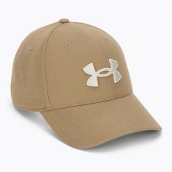 Czapka Under Armour Blitzing Low Brushed. Brązowe czapki męskie Under Armour, na zimę, bez wzorów. Za 89.99 zł.