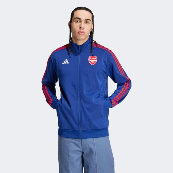 Kurtka dresowa piłkarska ADIDAS Arsenal 25/26. Kurtki męskie ADIDAS, xl, z aplikacjami, z dresówki, klasyczne, bez ramiączek, bez kaptura. Za 339.99 zł.