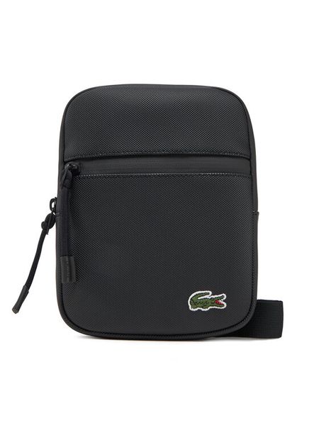 Lacoste Saszetka NH3307LV Czarny. Czarne saszetki męskie Lacoste, bez wzorów, z materiału. Za 349.99 zł.