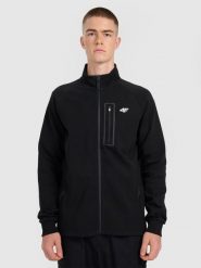 4F Bluza dresowa rozpinana bez kaptura męska - czarna S. Czarne bluzy rozpinane męskie 4f, m, bez wzorów, z bawełny, biznesowe, bez ramiączek, bez kaptura. Za 179.99 zł.