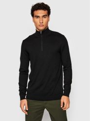 Selected Homme Sweter Berg 16074687 Czarny Regular Fit. Czarne kardigany męskie Selected Homme, m, bez wzorów, z bawełny, bez ramiączek. Za 239.99 zł.