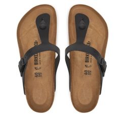 Japonki Birkenstock. Czarne klapki i japonki męskie Birkenstock, bez wzorów. Za 499.99 zł.