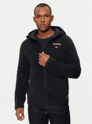 Napapijri Polar T-Tynik NP0A4IA8 Czarny Regular Fit. Czarne bluzy z polaru męskie Napapijri, m, bez wzorów, z polaru, bez ramiączek, bez kaptura. Za 589.99 zł.