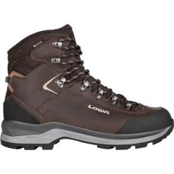 Buty trekkingowe męskie Lowa Ranger Gtx. Brązowe buty trekkingowe męskie Lowa, bez wzorów, z materiału, za kostkę, bez zapięcia. Za 1,281.00 zł.