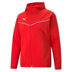 Męska Kurtka Na Każdą Pogodę Team Rise. Czerwone kurtki męskie Puma, m, bez wzorów, sportowe, bez ramiączek, bez kaptura. Za 305.99 zł.