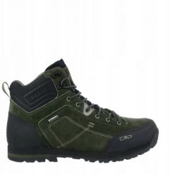 Buty turystyczne CMP Alcor 2.0 Mid WP - dark green. Zielone buty trekkingowe męskie CMP, bez wzorów, bez zapięcia. Za 468.40 zł.