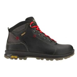 Buty trekkingowe męskie Grisport GriTex Vibram wysokie. Czarne buty zimowe męskie Grisport, bez wzorów, sportowe, bez obcasa, bez zapięcia. Za 391.00 zł.