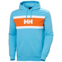 Bluza Helly Hansen Salt Cotton. Niebieskie bluzy nierozpinane męskie Helly Hansen, m, bez wzorów, bez ramiączek, bez kaptura. Za 425.50 zł.