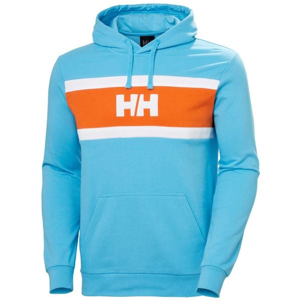 Bluza Helly Hansen Salt Cotton. Niebieskie bluzy nierozpinane męskie Helly Hansen, m, bez wzorów, bez ramiączek, bez kaptura. Za 419.20 zł.
