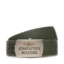 Pasek Męski Aeronautica Militare. Zielone paski męskie Aeronautica Militare, bez wzorów. Za 539.99 zł.