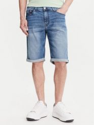 KARL LAGERFELD Szorty jeansowe 265820 552833 Niebieski Regular Fit. Niebieskie szorty męskie KARL LAGERFELD, bez wzorów, z bawełny. Za 399.99 zł.