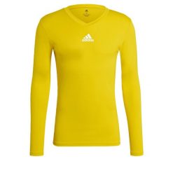 Team Base dł. rękaw 506. Żółte bielizna termoaktywna męska ADIDAS, m, bez wzorów, bez ramiączek, do piłki nożnej. Za 69.78 zł.