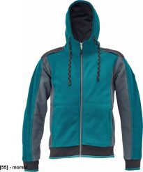 CERVA DAYBORO - męska bluza, kaptur, odblaskowe elementy, 55% bawełna, 45% poliester - morski XXL. Zielone bluzy nierozpinane męskie CERVA, m, bez wzorów, z bawełny, bez ramiączek, bez kaptura. Za 184.85 zł.