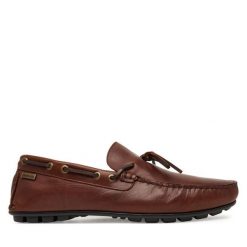 Mokasyny Barbour. Brązowe mokasyny męskie Barbour, bez zapięcia. Za 609.99 zł.