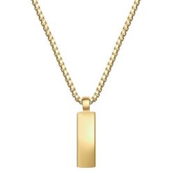 True Rebels Łańcuszek Stal nierdzewna Żółte złoto Naszyjniki 1 ct Męskie. Żółte biżuteria dla mężczyzn True Rebels, z materiału, pozłacane. Za 149.99 zł.