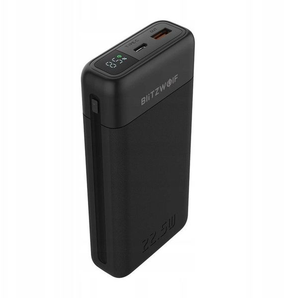 Powerbank BlitzWolf BW-P22 20000mAh 22.5W czarny. Czarne powerbanki BlitzWolf. Za 127.00 zł.