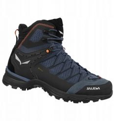 Buty mtn trainer lite mid gtx-java blue-black-uk 9 (43) SALEWA. Czarne buty trekkingowe męskie Salewa, bez wzorów, bez zapięcia. Za 1,126.09 zł.