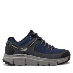 Trekkingi Skechers. Szare buty trekkingowe męskie Skechers, bez wzorów, bez zapięcia, trekkingowe. Za 239.99 zł.