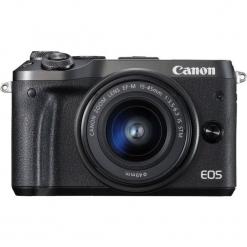 Aparat Canon EOS M6 + obiektyw EF-M 15-45mm f/3.5-6.3 IS STM (1724C012AA). Bezlusterkowce Canon. Za 2,987.99 zł.
