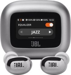 Słuchawki JBL Live Flex 3 srebrne (JBLLIVEBUDS3SIL). Szare słuchawki bluetooth JBL. Za 612.00 zł.