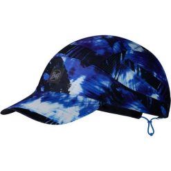 Czapka z daszkiem do biegania unisex Buff Pack Speed Cap Blue ochrona UV. Niebieskie czapki męskie Buff, bez wzorów, sportowe. Za 135.20 zł.