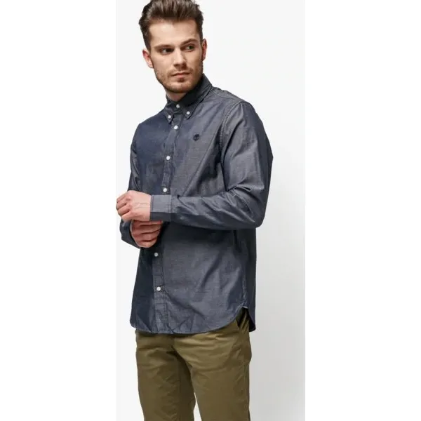 Timberland Koszula Ls Wellfleet Solid Oxford , niebieski, rozmiar XXL. Niebieskie koszule męskie Timberland, m, bez wzorów, z bawełny, bez kołnierzyka, bez ramiączek. W wyprzedaży za 175.99 zł.