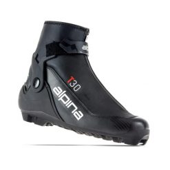 Buty do narciarstwa biegowego Alpina T30. Czarne buty do biegania męskie Alpina, na zimę, bez wzorów, bez zapięcia, narciarskie. Za 690.00 zł.