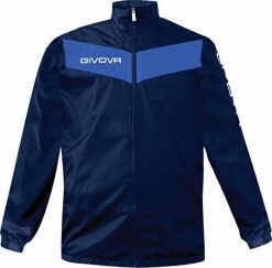 Kurtka Givova Rain Scudo granatowo-niebieska RJ005 0402 2XL. Niebieskie kurtki męskie Givova, m, bez wzorów, bez ramiączek, bez kaptura. Za 117.03 zł.