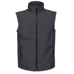 Ocieplana Męska Softshell Trzywarstwowa. Szare kurtki softshell męskie Regatta, l, bez wzorów, z softshellu, bez kaptura, trekkingowe. Za 135.99 zł.