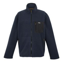 Męski Polar Frankie Borg. Niebieskie bluzy z polaru męskie Regatta, m, bez wzorów, z polaru, sportowe, bez ramiączek, bez kaptura. Za 81.99 zł.