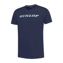 Koszulka sportowa męska Dunlop Essentials Tee. Niebieskie t-shirty sportowe męskie Dunlop, m, bez wzorów, sportowe, bez ramiączek. Za 79.99 zł.