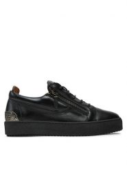 Giuseppe Zanotti Sneakersy RU40027 Czarny. Czarne buty sportowe na co dzień męskie Giuseppe Zanotti, m, bez wzorów, ze skóry, bez ramiączek, bez kaptura. Za 2,199.00 zł.