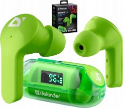 Słuchawki Defender Słuchawki z mikrofonem Defender TWINS 916 bezprzewodowe Bluetooth zielone. Zielone słuchawki bluetooth Defender. Za 57.48 zł.