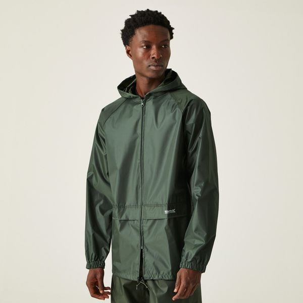 Stormbreak Adults Hiking Wodoodporna kurtka typu shell. Zielone kurtki męskie Regatta, m, bez wzorów, z poliesteru, sportowe, bez ramiączek, bez kaptura. W wyprzedaży za 89.99 zł.
