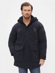 Tommy Hilfiger Kurtka zimowa Rockie MW0MW32782 Granatowy Regular Fit. Niebieskie kurtki męskie Tommy Hilfiger, na zimę, m, bez wzorów, z syntetyku, bez ramiączek, bez kaptura. Za 1,599.00 zł.