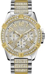Zegarek Guess Zegarek męski Guess W0799G4 CYRKONIE srebrny. Szare zegarki męskie Guess, srebrne. Za 1,205.00 zł.